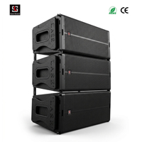 Système de sonorisation professionnel LA-6, enceinte de scène à double ligne de 12 pouces, 800 W RMS, pour églises et événements, certifié CE RoHS