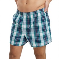 Caleçons Boxers en Coton Tricoté Respirant et Confortable pour Hommes, Style Estival Tendance, Anti-Bactériens et Sans Coutures