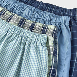 Boxer court en coton imprimé pour homme, sous-vêtements mi-taille, caleçons pour homme, bande élastique respirante, boxer court pour homme - Product Image 5