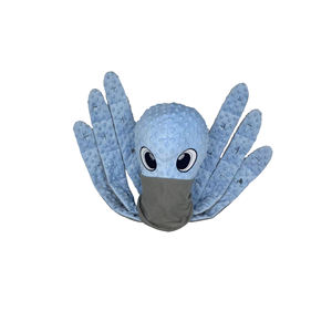 Новый дизайн, плюшевая игрушка-Осьминог 35 футов, мягкая плюшевая пищалка, обучающая игрушка со звуком, шлифовальная игрушка для собак, тренировочная игрушка для жевания, тибетская еда - Product Image 5