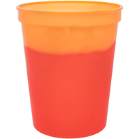 10 oz. Gobelet magique en plastique changeant de couleur pour l'orthodontie, les restaurants, les bars et les clubs
