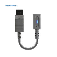 Câble de charge USB C femelle pour WiiU, adaptateur de chargeur 12 cm, convertisseur d'alimentation pour Nintendo