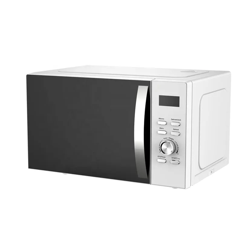 800W white Home kitchen usa 8 programmi di cottura automatica controsoffitto Pizza Baking 23L forno a microonde
