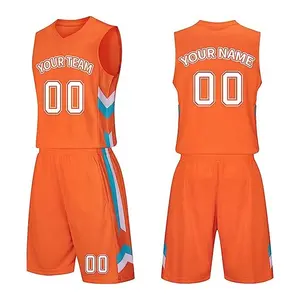 Venta caliente Top 10 diseños de camisetas de <span class=keywords><strong>baloncesto</strong></span> azul naranja uniforme de <span class=keywords><strong>baloncesto</strong></span> de <span class=keywords><strong>Alemania</strong></span> - Product Image 1
