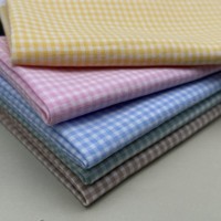 Tissu à carreaux en lin et coton, processus de teinture et de tissage, doux et écologique, idéal pour les robes, chemises et pantalons