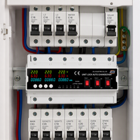 Commutateur de transfert automatique JIUJI JJVPD6-63VAK avec protection contre les surtensions et les sous-tensions et protection contre les surintensités, sélecteur de phase automatique 63A