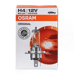 OSRAM H1 H3 H4 H7 H8 H11 9003 9005 9006 HB2 HB3 HB4 Halogen Night Breaker  Laser Next Generation 12V +150% Bright Car Lamps, Pair