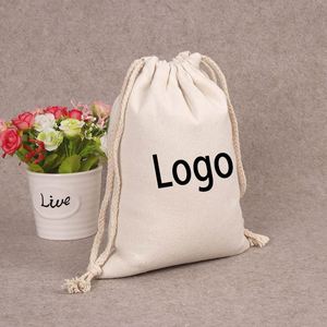 Custom Logo Printed Eco-friendly Canvas Dust Bag Recycled Organic Cotton Drawstring Storage Packing Muslin Pouch Luxury <b>Handbag</b> - Product Image 2