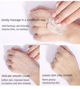 Meilleure vente d'été, gommage corporel hydratant, saveur <span class=keywords><strong>de</strong></span> pêche, anti bosses d'oie, peau morte, gommage exfoliant pour peau sèche - Product Image 6