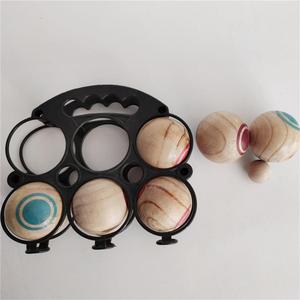 Commercio all'ingrosso 6pcs di Legno giochi <span class=keywords><strong>bocce</strong></span> palle - Product Image 5