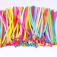 260Q 100 pièces Ballons en latex longs et torsadés DIY Ballons longs magiques pour animaux en ballons