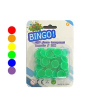 Ensemble de baguettes magnétiques permanentes multicolores et de jetons à anneau métallique pour le comptage scolaire/jeux