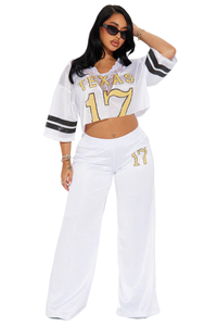 Stampa digitale maglia Streetwear <span class=keywords><strong>oversize</strong></span> da <span class=keywords><strong>donna</strong></span> abiti Sexy 2025 nuovo arrivo completi da Club 2 pezzi - Product Image 2