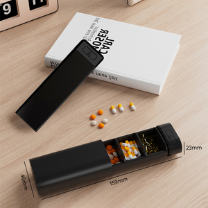 กล่องยาพกพาอัจฉริยะทำจากอะลูมิเนียม วัสดุเกรดอาหาร กล่องยา 7 วัน กล่องจัด<span class=keywords><strong>ยา</strong></span>ประจำสัปดาห์ สำหรับเดินทาง - Product Image 2