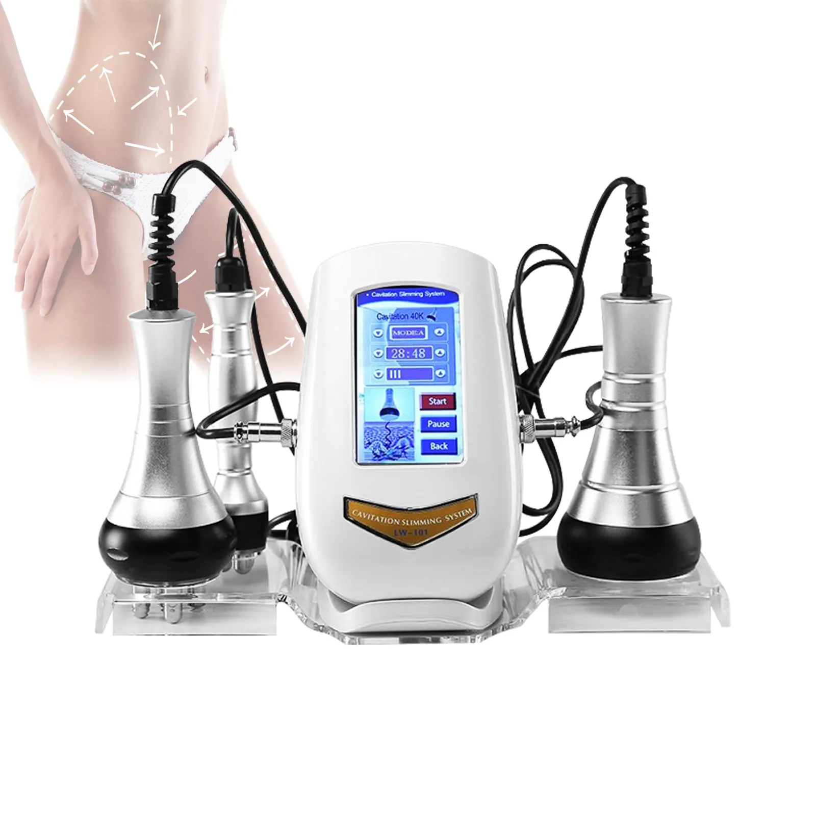 Top vente RF 40k Portable corps de Massage brûlant les graisses amincissant la Machine de forme pour la mise en forme du corps