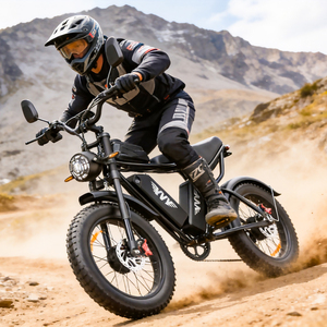 Vélo électrique Q20 Pro 52V 40Ah à double moteur rapide, hybride, pneus larges, VTT tout-terrain pour adultes, Q20 Commute E-r - Product Image 2