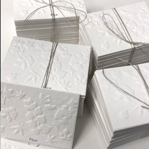 Biglietto Personalizzato in Carta di Cotone da 600g con Stampa Monocromatica Incisa, Biglietto da Visita di Lusso Personalizzabile, <span class=keywords><strong>Cartolina</strong></span> <span class=keywords><strong>Regalo</strong></span> per Aziende - Product Image 3