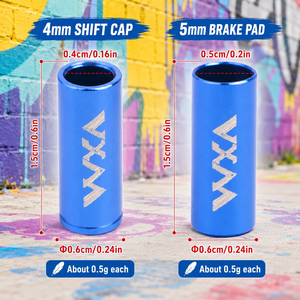 VXM 4mm/5mm 26 英寸车轮尺寸自行车刹车变速线端盖防磨损铝合金 CNC 切割一体式山地车公路车接头 - Product Image 2
