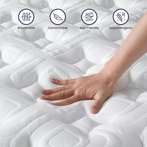 Materasso personalizzato in schiuma ortopedica da 12 14 pollici arrotolare in Gel Memory Foam di buona qualità per materassino a molle - Product Image 4