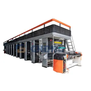 automatic intaglio 8 color rotogravure printing press machine for paper from china