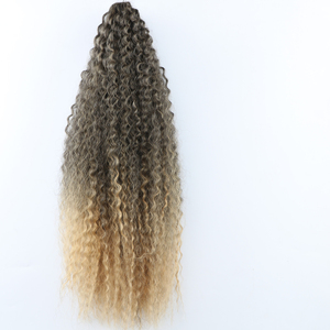 Brazil bím tóc tóc mở rộng 18-inch Jumbo Crochet Braid 90g tổng hợp cho Ombre bện tóc nhuộm Fox sóng tổng hợp tóc - Product Image 5