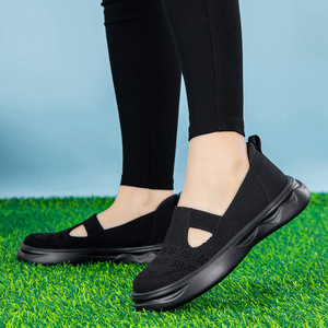 Chaussures de marche en maille pour femmes, légères et respirantes, à enfiler, semelle EVA, chaussures de fitness pour l'été - Product Image 3