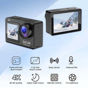 <span class=keywords><strong>SJCAM</strong></span> SJ8 — caméra d'action étanche de sport, double écran tactile 2.33 pouces, 20mp, 4K 30fps, Vision nocturne WiFi, Original, en stock - Product Image 2