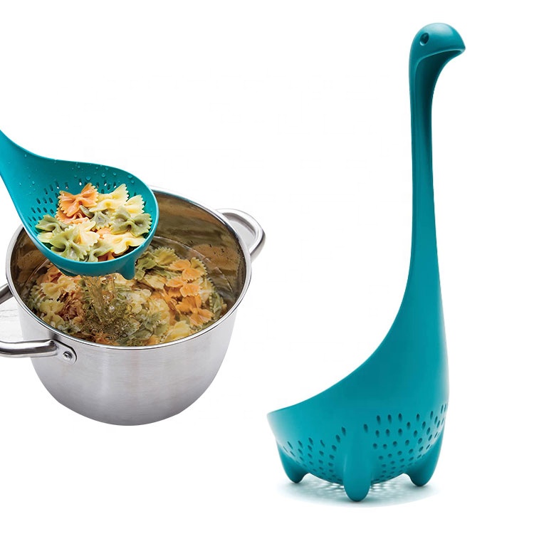 Ковш-бирюзовый ковш для приготовления пищи для супа, тушения, соусов и Чили-высокая термостойкость, ковш для супа