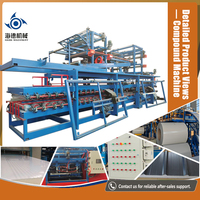 Ligne de production de panneaux sandwich en acier coloré avec isolation en laine minérale HD, machine de formage à froid, personnalisation sur base de dessin