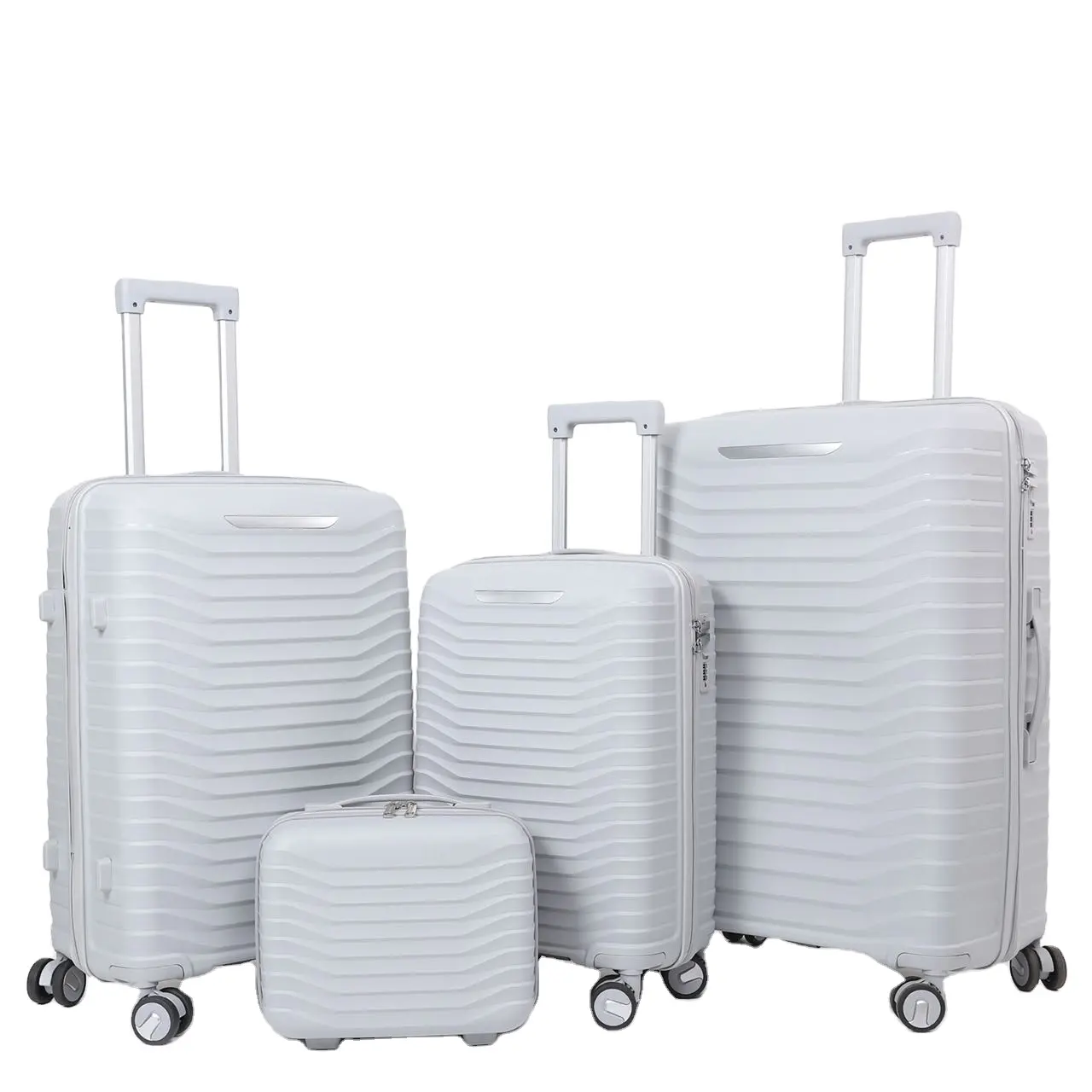 Prix d'usine PP Fashion Leisure valise ensembles de bagages 4 roues pour l'extérieur