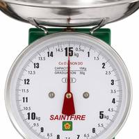 Báscula de Dial de 15 kg con Función de Tara, Báscula Mecánica No Eléctrica