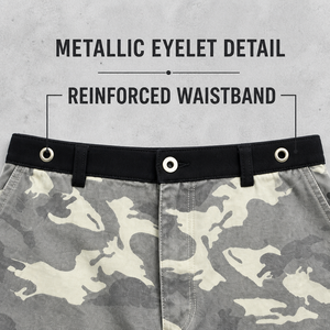 RAMAX Men <b>Camouflage</b> Bermuda <b>Shorts</b> Ripped Elastic Waist Street Style Custom Logo Packaging - Product Image 3