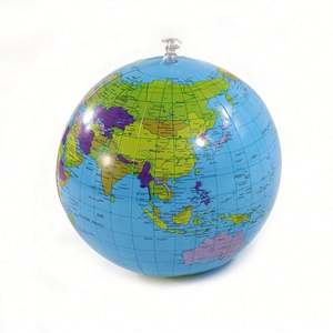 Pelota de Playa Inflable Personalizada de Alta Calidad, Globo Terráqueo, Juguete de Playa con Forma de Tierra para Profesores, para Publicidad Promocional - Product Image 1