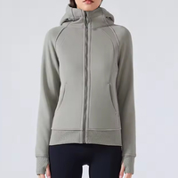 Hoodie Anti Angin Tahan Dingin Bernapas dan Menyerap Kelembapan untuk Fitness dari Gudang Luar Negeri USA