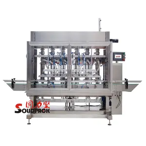 Machine de remplissage total de bouteilles de Solidpack, remplisseuse, capsuleuse, étiqueteuse automatique de remplissage antiseptique d'alcool