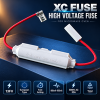 Fusible haute tension XC FUSE 13FV type européen à action rapide 600mA-950mA 5000V AC 35A TUV pour four à micro-ondes
