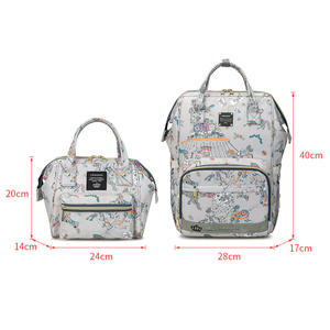 AMIQI LZ03 vente en gros, <span class=keywords><strong>sac</strong></span> à dos <span class=keywords><strong>extensible</strong></span> imprimé personnalisé, sacs à couches pour bébé avec station à <span class=keywords><strong>langer</strong></span> - Product Image 2