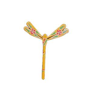 Libellule en bambou peinte à la main, artisanat vietnamien, souvenir, décoration équilibrée, cadeau à prix abordable - Product Image 2