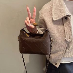 Sac à main pour <span class=keywords><strong>femme</strong></span> en cuir PU et daim, sac bandoulière, sac à main pour <span class=keywords><strong>femme</strong></span>, luxe - Product Image 4