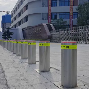 Jietian Manufacturer Good Price Automatic Barreira De Segurana Hydraulic Rising Bollards