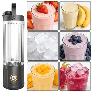 550ML Portable Blender USB Rechargeable Fitness Food <b>Kitchen</b> Baby Food Processor <b>Small</b> Home <b>Appliances</b> - Product Image 2