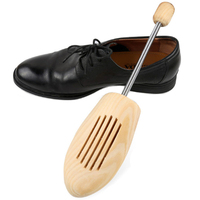 LM001P Embauchoir en bois de pin naturel pour voyage, modèle Spring, couleur naturelle