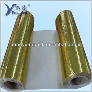 Vàng metalized Pet phim nhôm Glossy metallised bopet phim cho kỳ nghỉ tinsel - Product Image 5