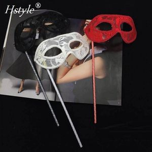 Masques de mascarade pour hommes <span class=keywords><strong>Masque</strong></span> vénitien vintage pour Halloween et Noël sur bâton MJA218 - Product Image 4