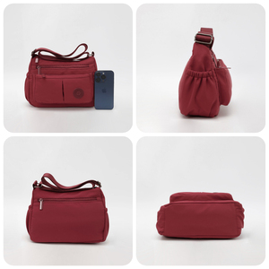 <span class=keywords><strong>Sac</strong></span> à <span class=keywords><strong>bandoulière</strong></span> <span class=keywords><strong>léger</strong></span> multi-poches pour femme, <span class=keywords><strong>sac</strong></span> de <span class=keywords><strong>voyage</strong></span> vintage en nylon, <span class=keywords><strong>sac</strong></span> à <span class=keywords><strong>bandoulière</strong></span> de luxe avec fermeture éclair - Product Image 3