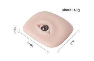 Profession elles 5D Silikon-Augen modell Weiches Silikon-Make-up Übungs augen für das Künstler training Permanentes Make-up-Werkzeug - Product Image 5