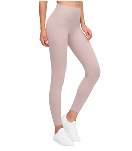 Pantalon de yoga pour femme, doux, taille haute, contrôle du ventre, dos en V, extensible dans 4 sens, collants de gymnastique, leggings d'athlétisme d'entraînement - Product Image 3