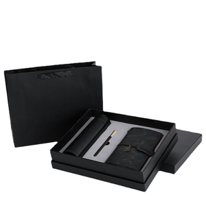Set de Regalo de 3 Piezas: Termo Inteligente con Logotipo Personalizado, Cuaderno A6 y Bolígrafo, con Pantalla LED de Temperatura, Diario de Viaje, Caja Corporativa para Negocios - Product Image 4