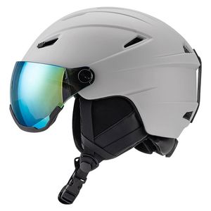 Unisex <span class=keywords><strong>Dual</strong></span> Sport Casco de esquí Gafas Pc + EPS Material Color sólido Nuevo Cross-Border Integrado Protección térmica al aire libre Nieve - Product Image 5