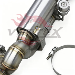 ท่อไอเสีย Vortex SS304 สำหรับ Porsche 911 991 991.1 GT3 4.0 ปี 2015-2018 พร้อมวาล์วควบคุมเสียงแบบ Valvetronic  ท่อไอเสียแบบ Racing Header ปลายท่อคาร์บอนไฟเบอร์แบบ Pie-cut - Product Image 3